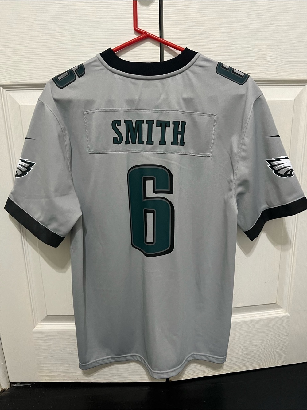 Philadelphia Eagles Gray #6 Devonta Smith Youth Jersey